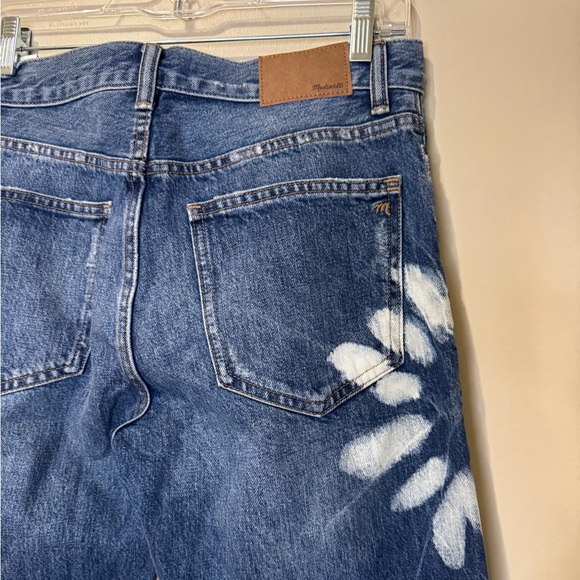 NWT Madewell The Dean Easy Straight Jean | Size 25 | Shibori Wash - Picture 8 of 14